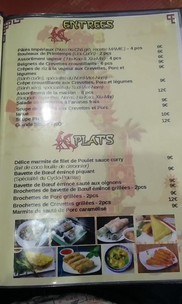 Cyclo-pousse Saigon - Menu Image 2